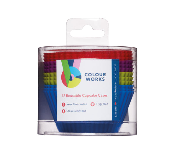 Colourworks Pack of 12 Silicone Cupcake Cases image 4