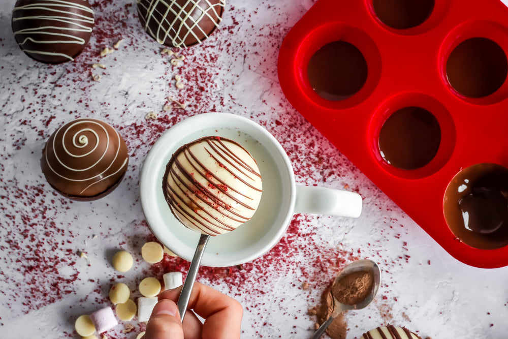 KitchenCraft Silicone Chocolate Bomb Moulds (Makes 6)