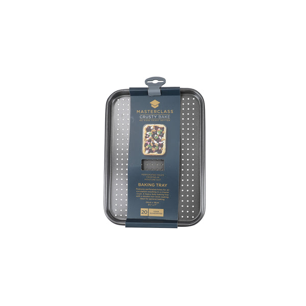 MasterClass Crusty Bake Non-Stick Baking Tray, 24cm x 18cm image 4