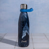 S'well 2pc Travel Bottle Set with Stainless Steel Water Bottle, 500ml, Azurite Marble and Blue Bottle Handle image 2