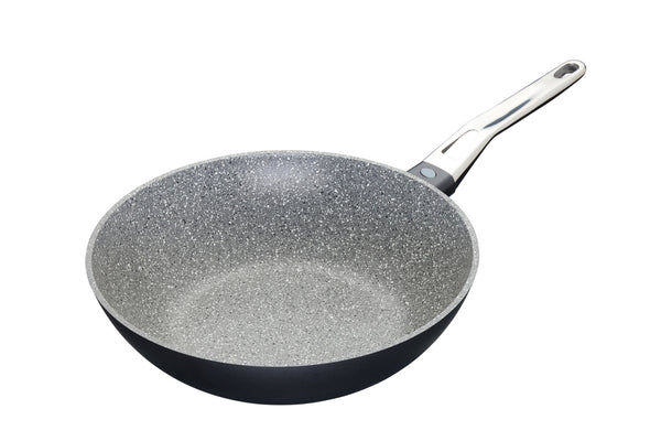 2pc Induction-Safe & Non-Stick Cast Aluminium Pan Set with Three-Section Grill Pan, 32cm and Wok, 28cm image 3