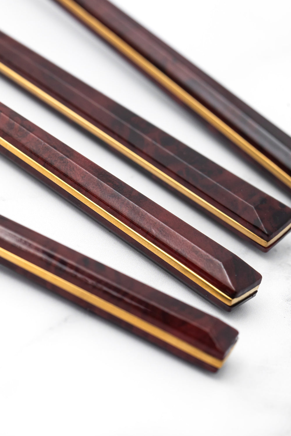 Mikasa 16-Piece Faux Tortoise Shell Cutlery Set, Stainless Steel