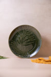 Mikasa Jardin Stoneware Round Serving Platter, 35.5cm, Green image 2