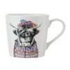 Mikasa Tipperleyhill Highland Cow Print Porcelain Mug, 380ml image 1
