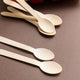 La Cafetière Disposable Wooden Spoons for Making Hot Chocolate Stirrers - 24 Pack