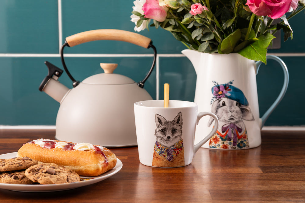 Mikasa Tipperley Fox Fine China Mug, 13 x 9 x 9CM, 380ML