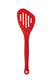 Colourworks Red Silicone Fish Slice with Raised Edge, Slotted Design