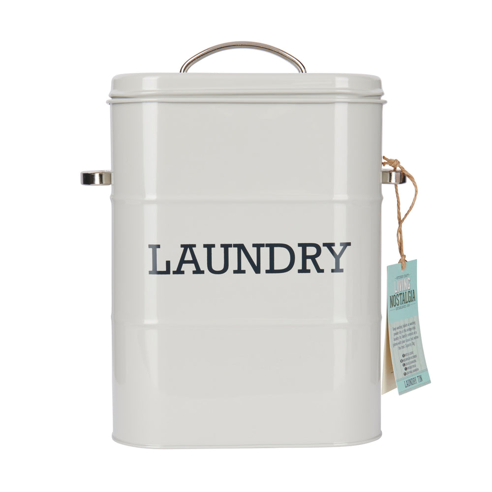 Living Nostalgia French Grey Laundry Tin