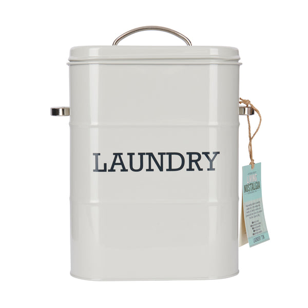 Living Nostalgia French Grey Laundry Tin image 4