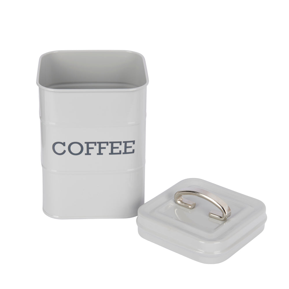 Living Nostalgia French Grey Coffee Tin
