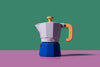 La Cafetière Espresso Pot 3 Cup, Sky Blue