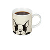Set of 6 KitchenCraft 80ml Porcelain French Bulldog Espresso Cups image 2