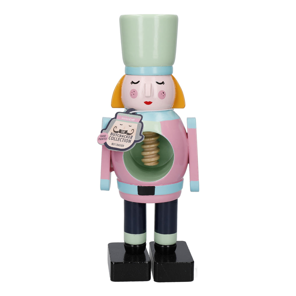 KitchenCraft The Nutcracker Collection Wooden Female Nutcracker