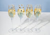 Mikasa Cheers Metallic Gold Set Of 4 7Oz Flute Glasses image 5
