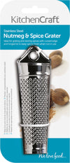 KitchenCraft Stainless Steel Nutmeg and Spice Grater image 2