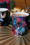 Mikasa x Sarah Arnett Porcelain Mug with Peacock Print, 350ml image 5