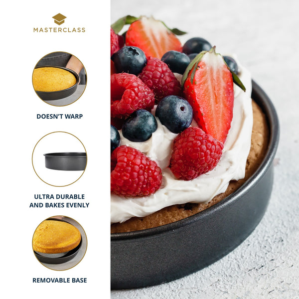MasterClass Non-Stick Loose Base Sandwich Pan, 20cm image 5