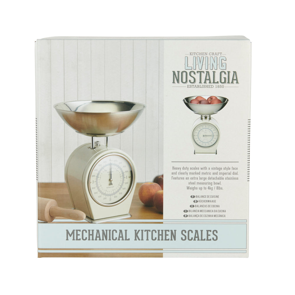 Living Nostalgia Antique Cream Mechanical Scales