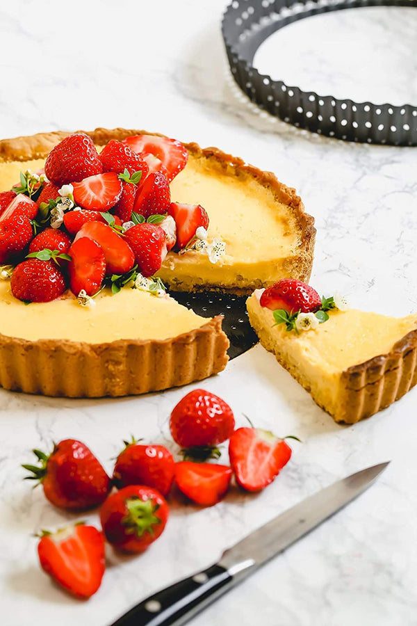 MasterClass Crusty Bake Non-stick Fluted Round Quiche Tin, 20cm image 2