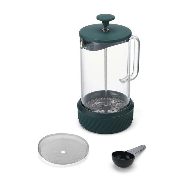 La Cafetière Zero 8 Cup Cafetiere Green, Coffee No Mess French Press image 3