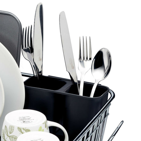 KitchenCraft Chrome Plated Dish Drainer image 3