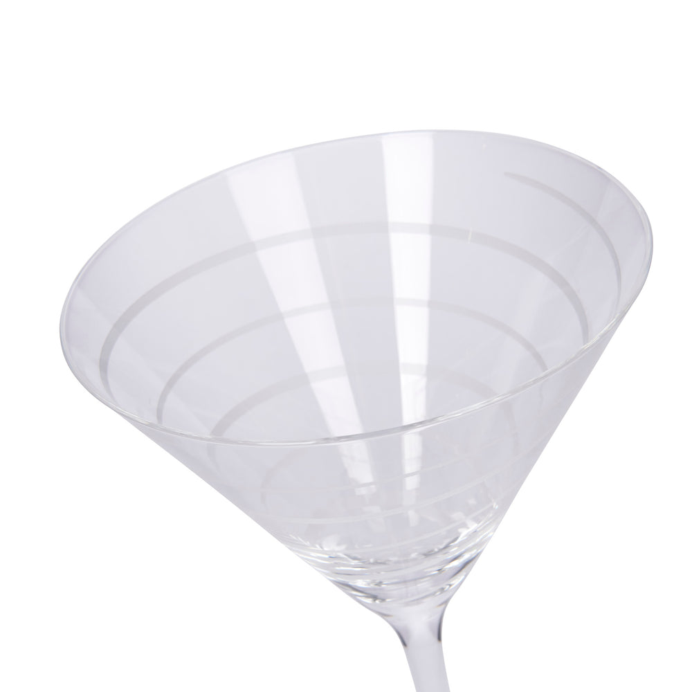 Mikasa Cheers Set of 4 Martini Glasses