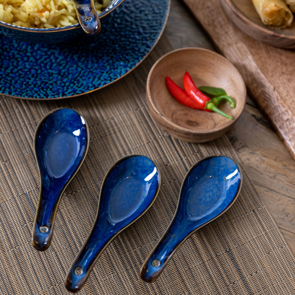 Set of 6 Mikasa Satori Porcelain Rice Spoons – CookServeEnjoy