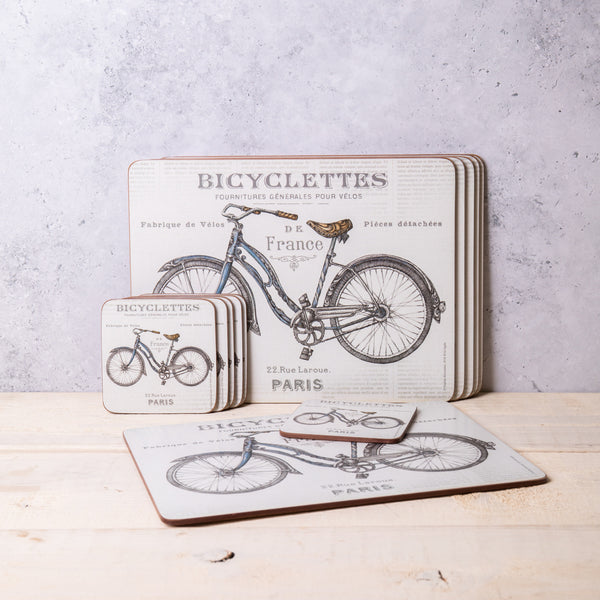 Creative Tops Bicycle Pack of 6 Placemats and 6 Coasters image 2
