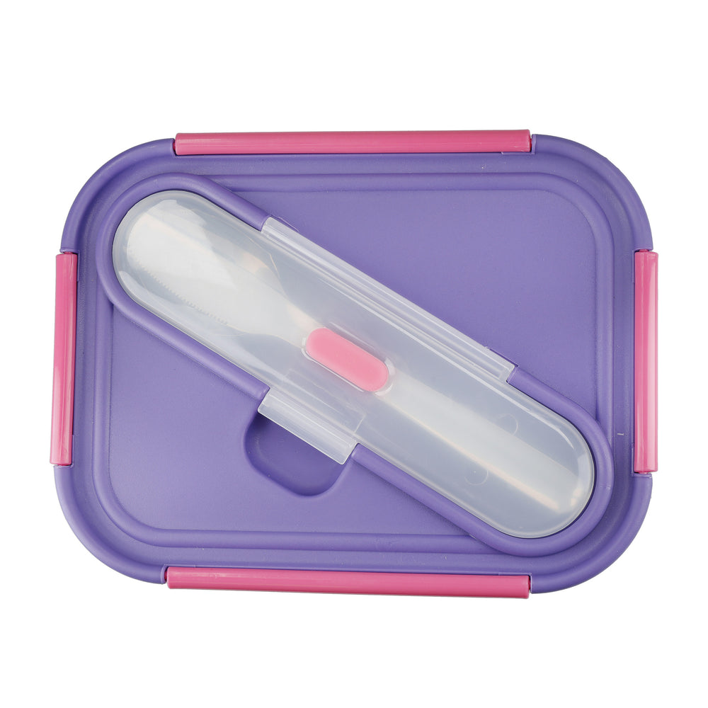 Built Active Glass 900ml Lunch Box with Cutlery