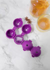 Colourworks Sphere Ice Cube Moulds in Gift Box, LFGB-Grade Silicone - Purple image 6