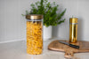 MasterClass Airtight Large Glass Food Storage Jar with Brass Lid image 5
