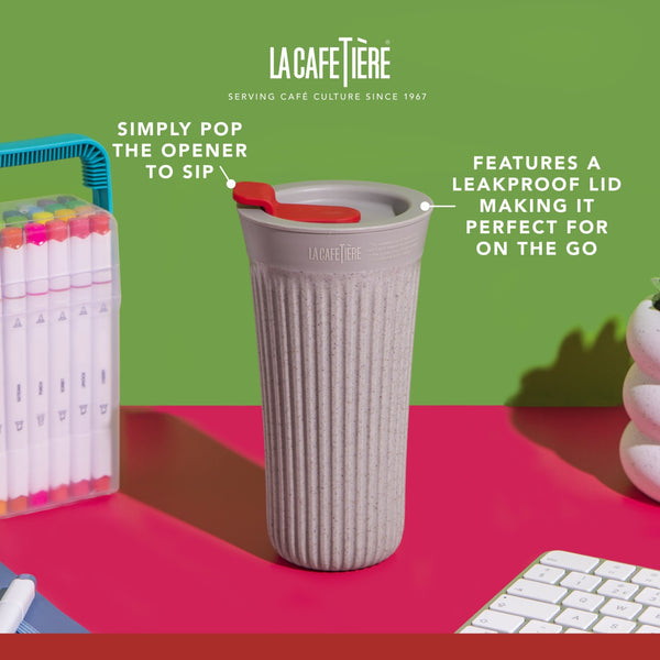 La Cafetière The Beanie Reusable Coffee Cup, 450ml image 9