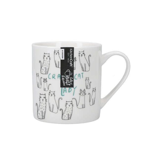 Set of 4 Everyday Home Cat Can Mugs image 2
