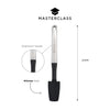 MasterClass Soft Grip Stainless Steel Jar Spatula - 28 cm