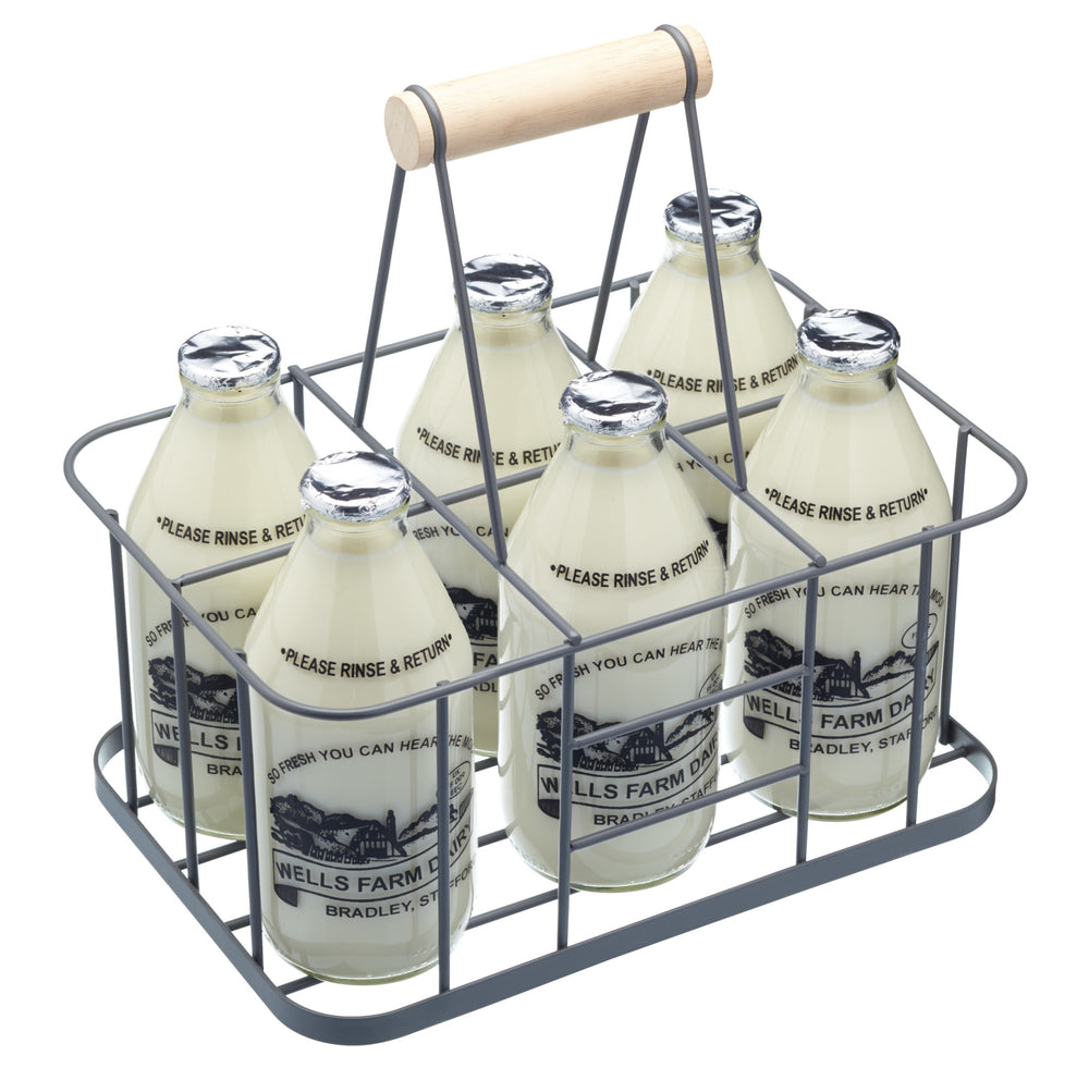 Living Nostalgia Wire Six Bottle Carrier