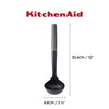 KitchenAid Soft Grip Ladle - Charcoal Grey image 8