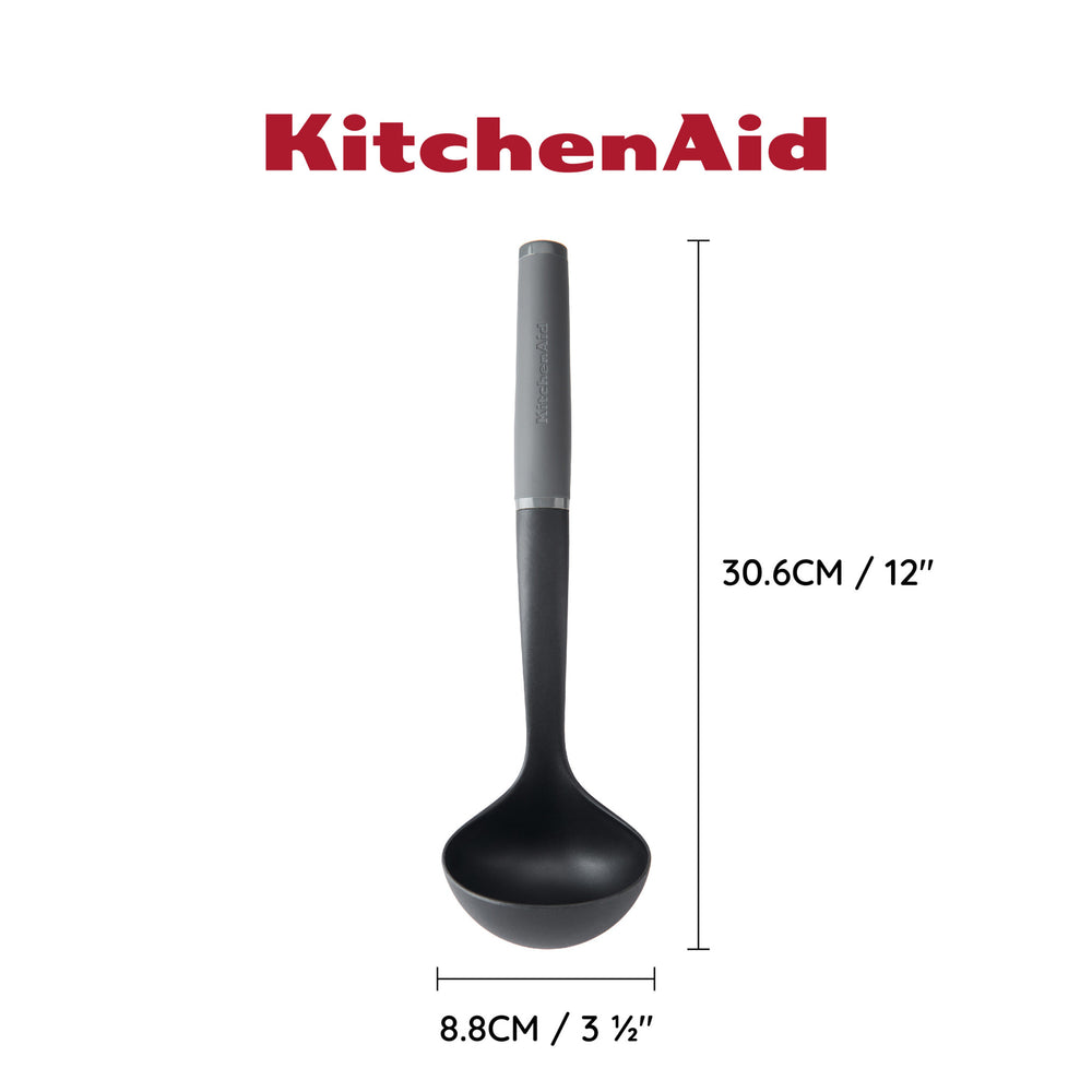 KitchenAid 5pc Soft Grip Kitchen Tool Set in Charcoal Grey