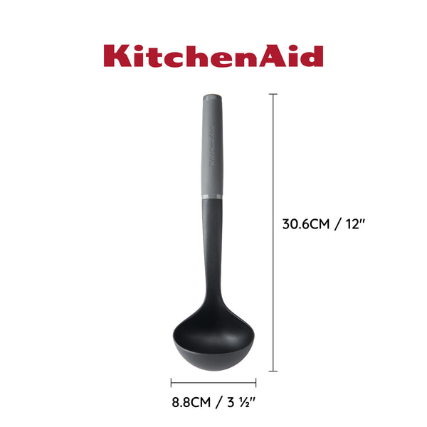 KitchenAid 5pc Soft Grip Kitchen Tool Set in Charcoal Grey image 7