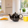 London Pottery Globe 6 Cup Teapot Gloss Black