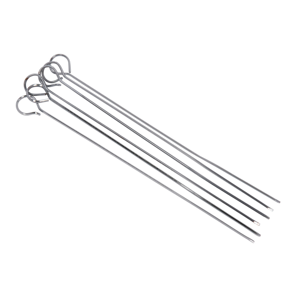 KitchenCraft Pack of Six 20cm Flat Sided Skewers