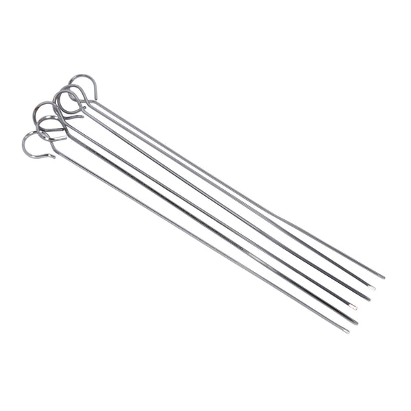 KitchenCraft Pack of Six 20cm Flat Sided Skewers image 2