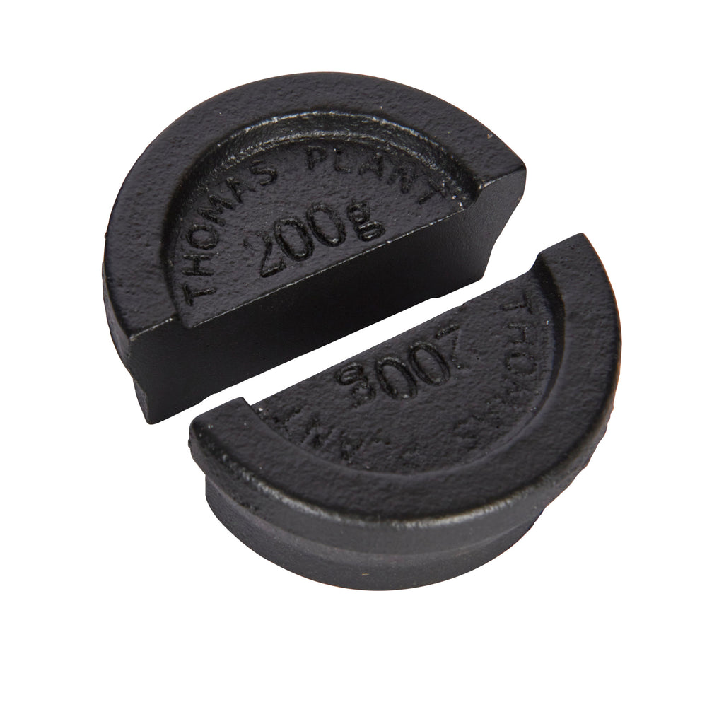 Living Nostalgia 10 Piece Traditional Cast Iron Metric Weight Set