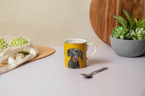 Mikasa Dachshund Straight-Sided Porcelain Mug, 280ml image 2