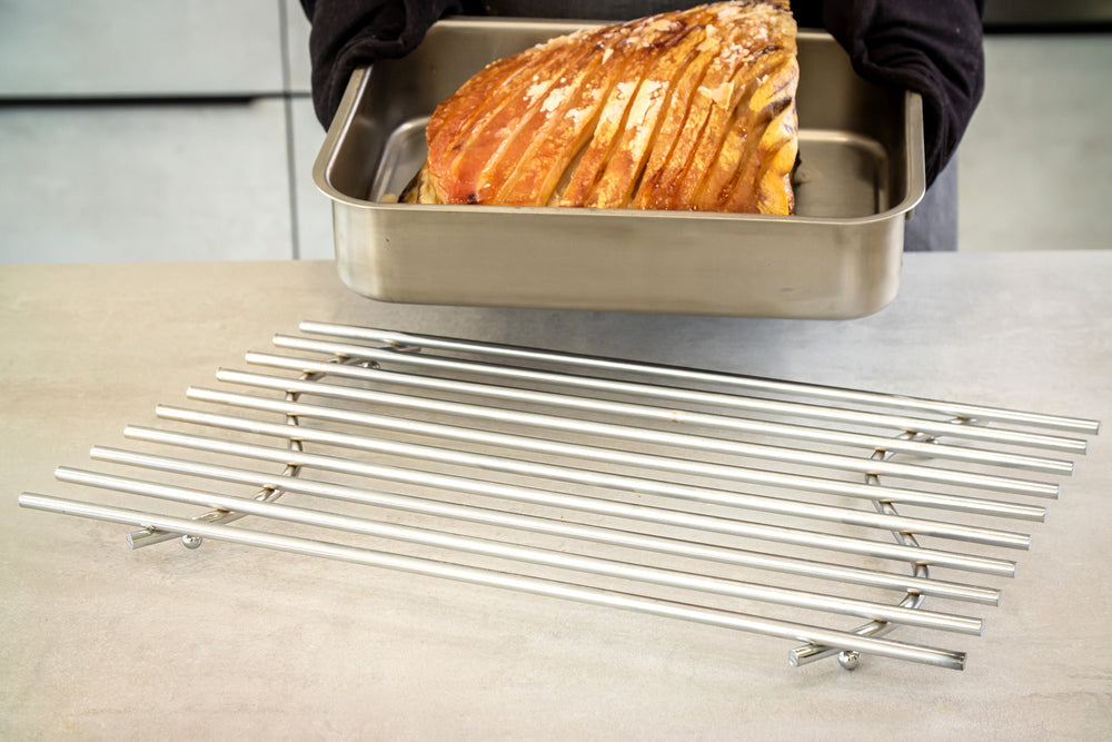 KitchenCraft Chrome Plated Large Deluxe Heavy Duty Trivet