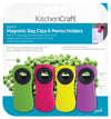 KitchenCraft Set of 4 Magnetic Memo Clips image 4