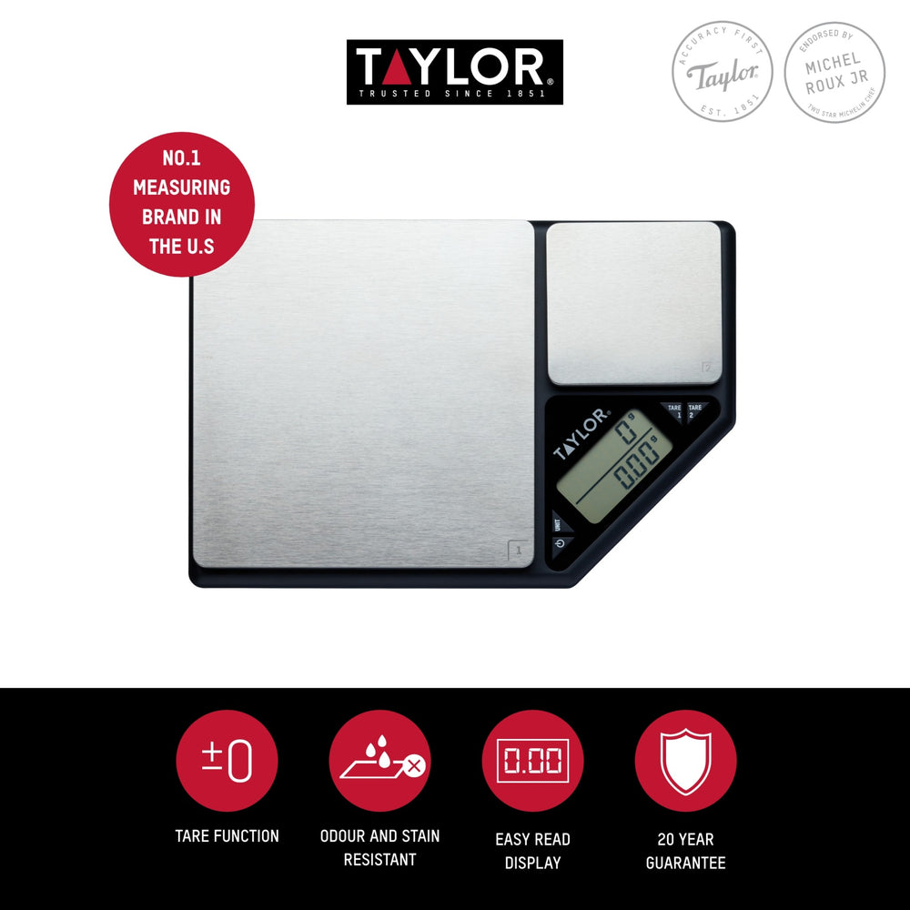 Taylor Pro Dual Platform Digital Dual 5Kg & 500g Kitchen Scale