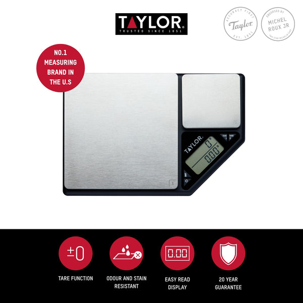Taylor Pro Dual Platform Digital Dual 5Kg & 500g Kitchen Scale image 7