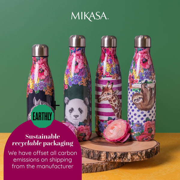 Mikasa Wild at Heart Panda Water Bottle, 500ml image 11