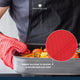 MasterClass Seamless Silicone Oven Glove With Cotton Sleeve