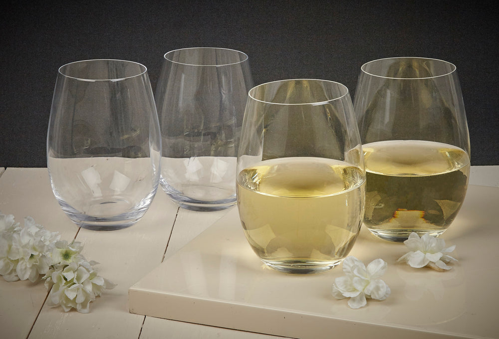 Mikasa Julie Set Of 4 19.75Oz Stemless Wine Glasses